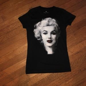 Black Marilyn Monroe Tee